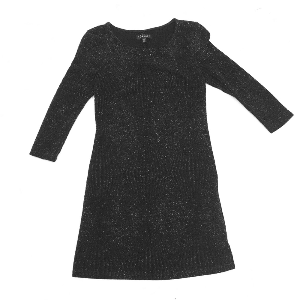 Black glitter dress